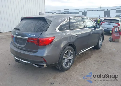 2017 Acura Mdx Technology Package from USA, damaged, VIN 5FRYD3H53HB008582